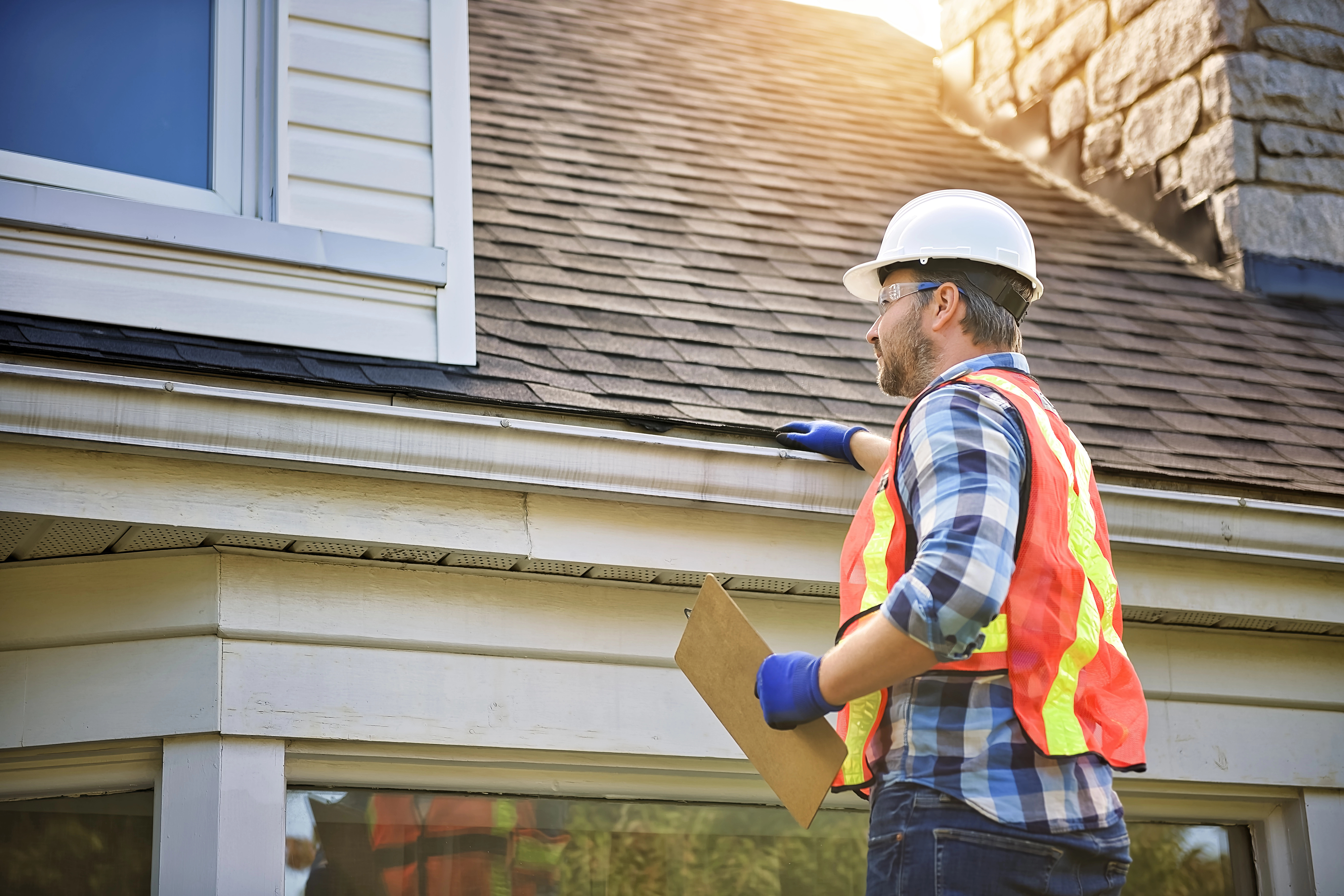 Roofing contractor inspection